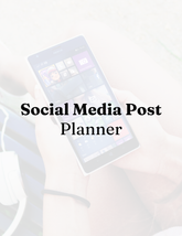 Social Media Success Planner