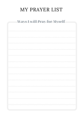 A Prayer Journal