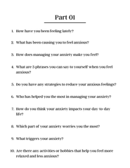 100 Deep Anxiety Prompts