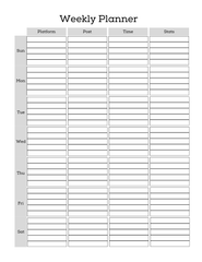 Social Media Post Planner
