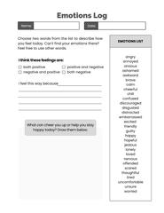 Emotions Log