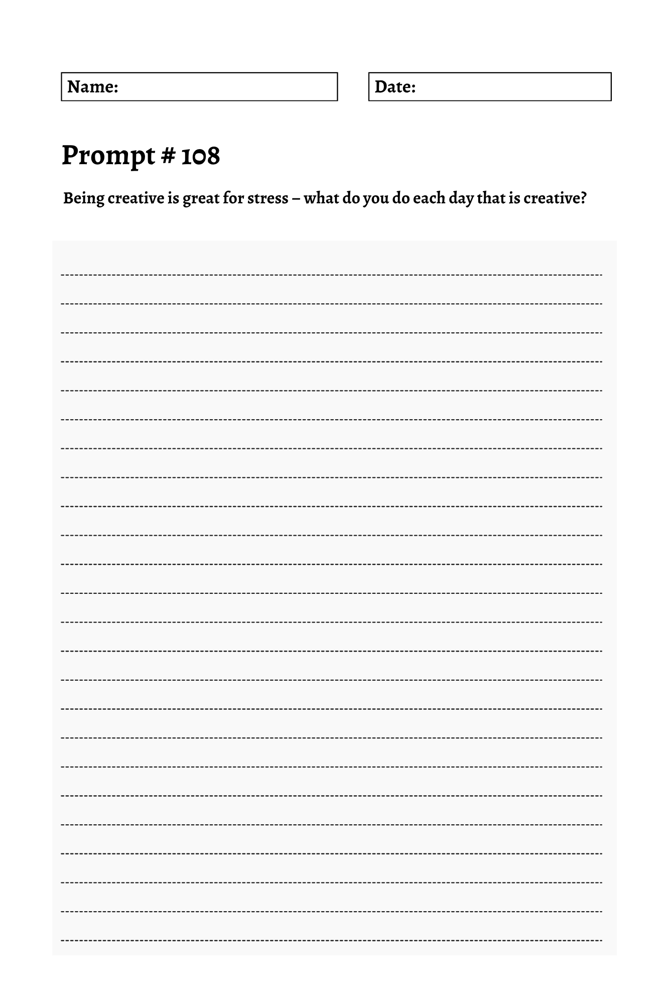 200 Mental Health Journey Prompts