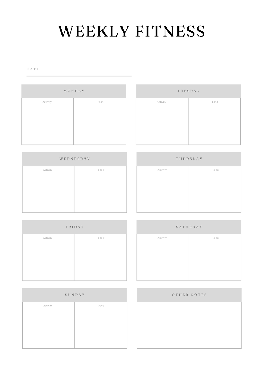 Ultimate Fitness Planner