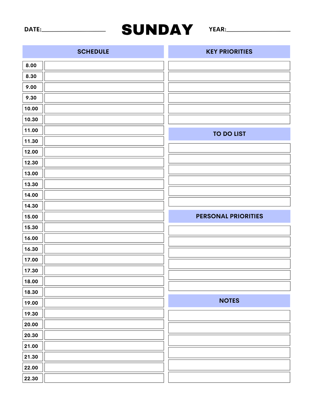 Work From Home Planner