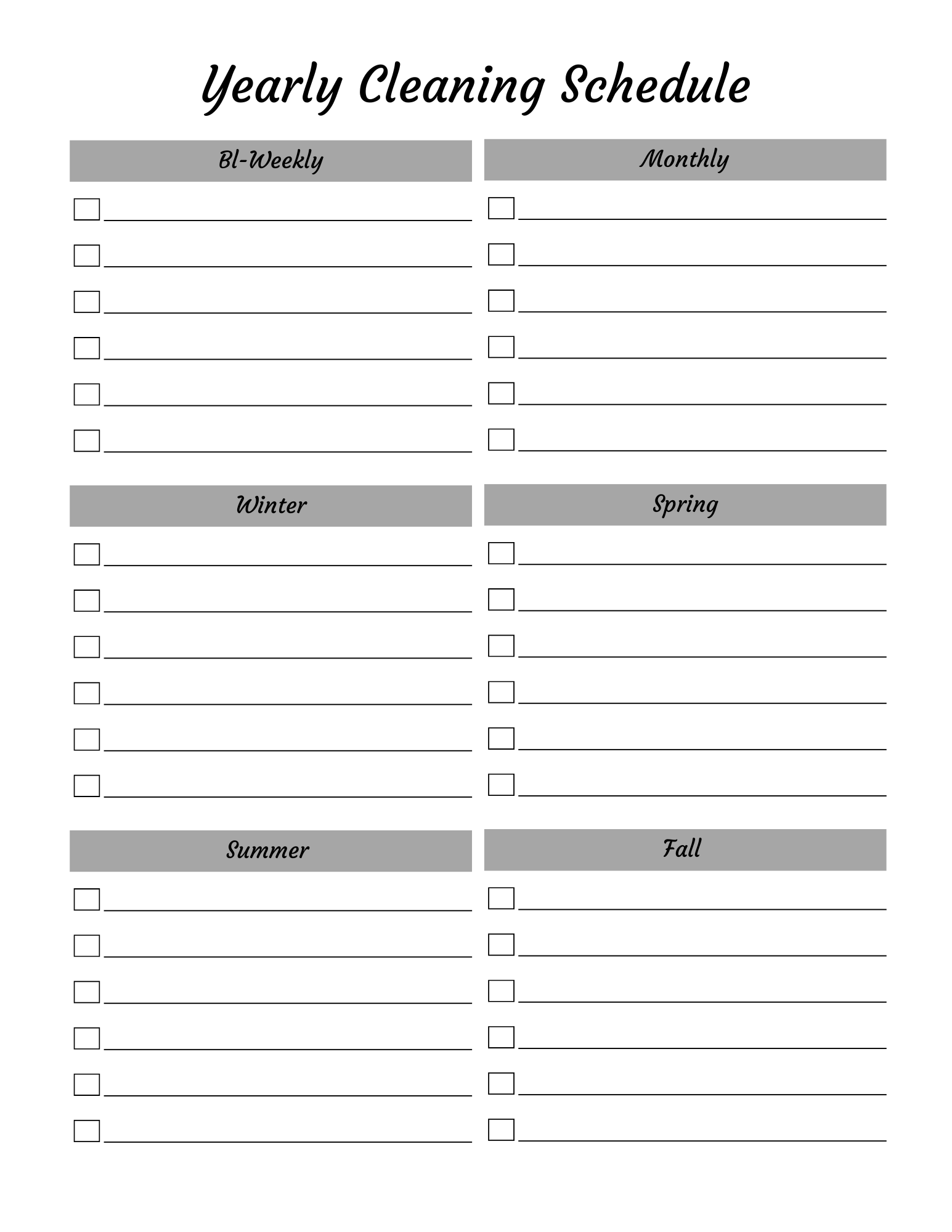 Ultimate Cleaning Planner