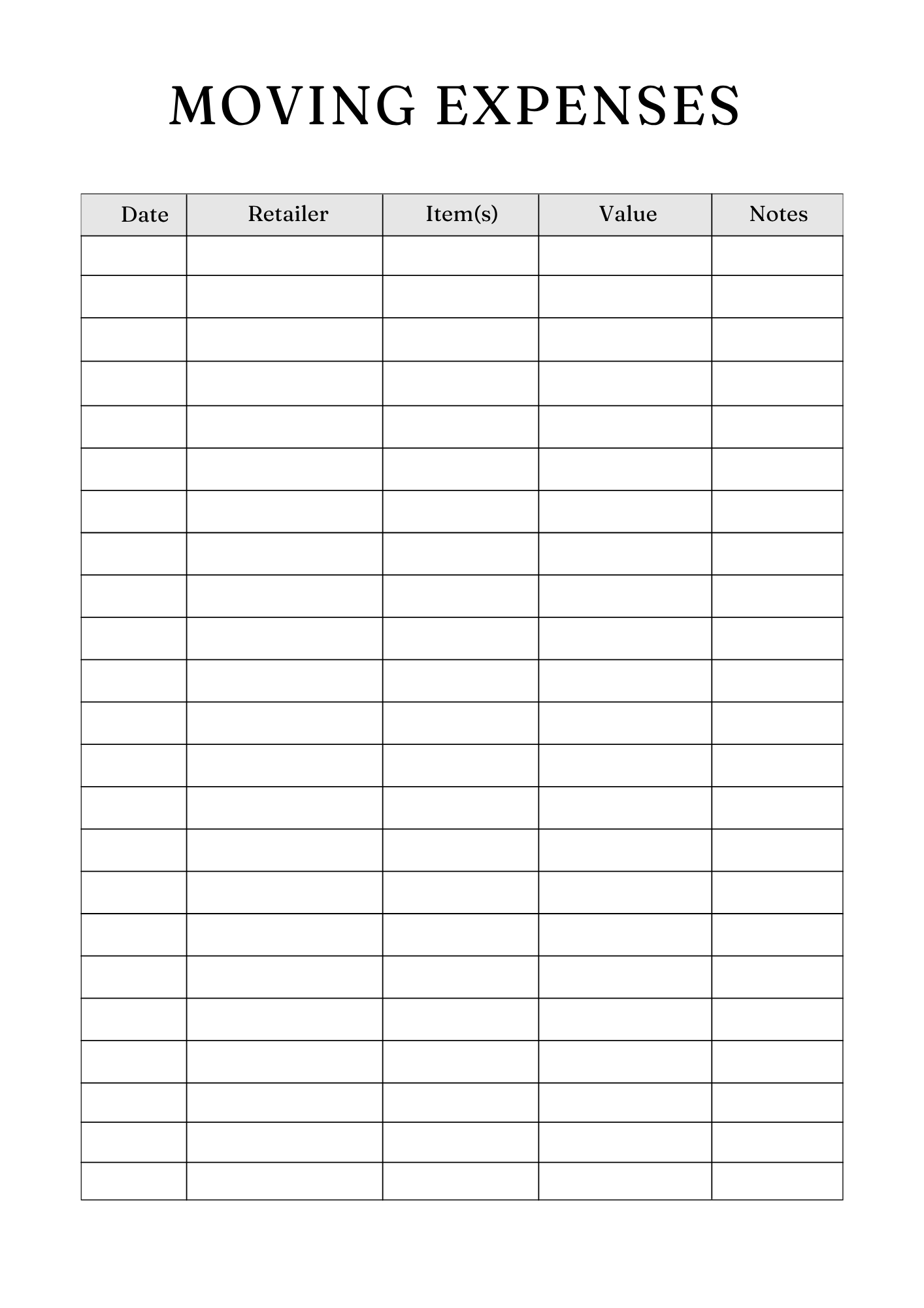 Ultimate Relocation Planner