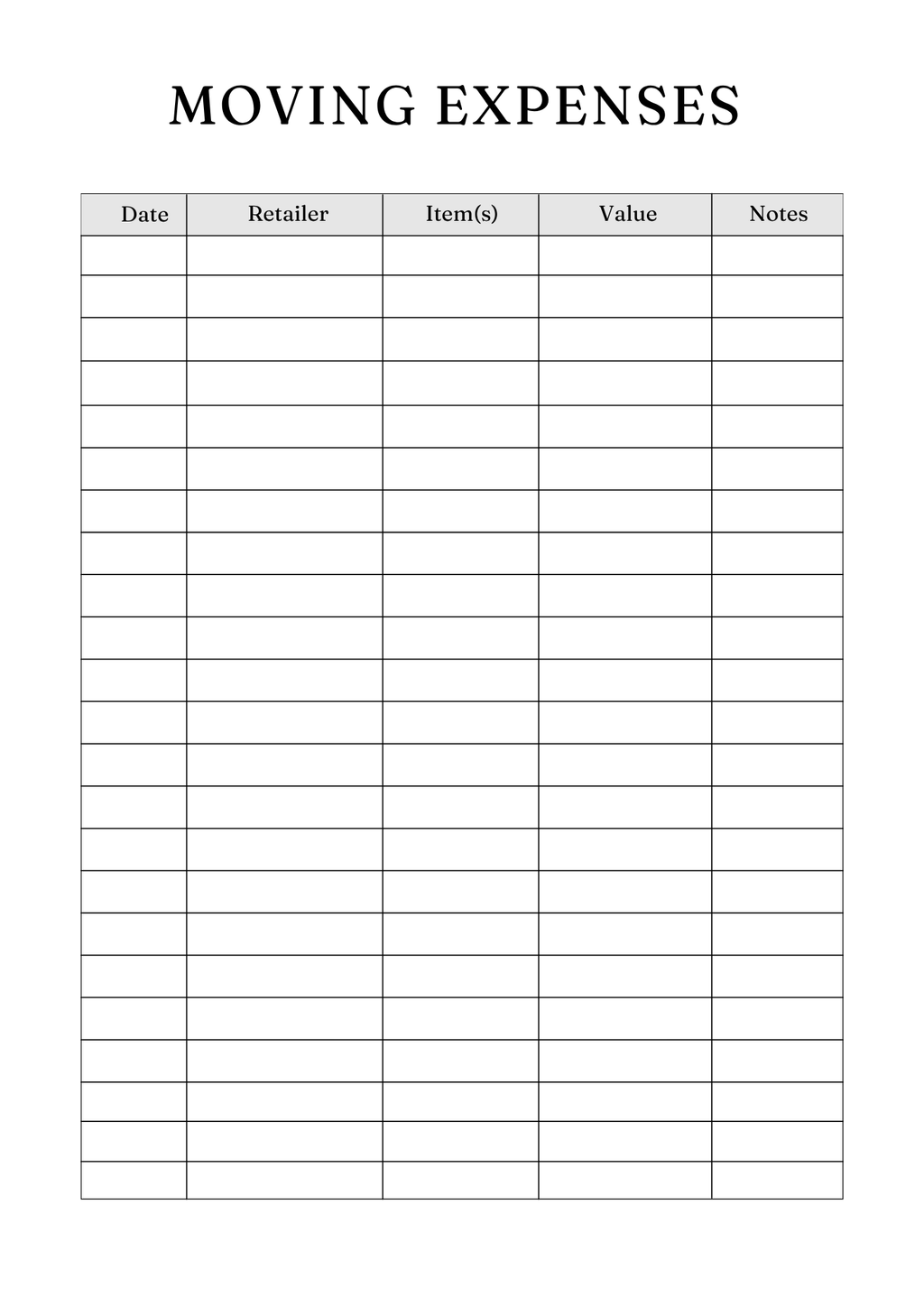 Ultimate Relocation Planner