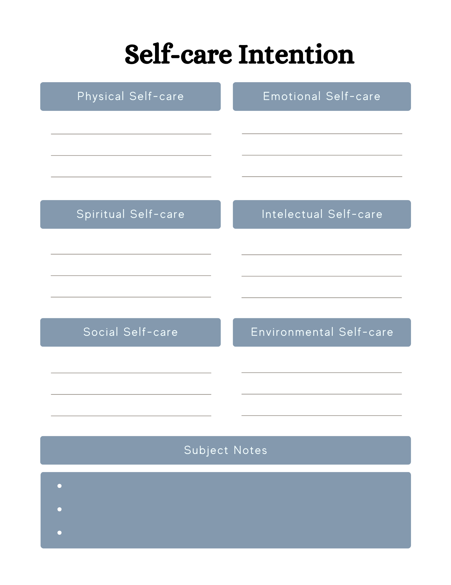 Mental Health Planner 56 Colorful