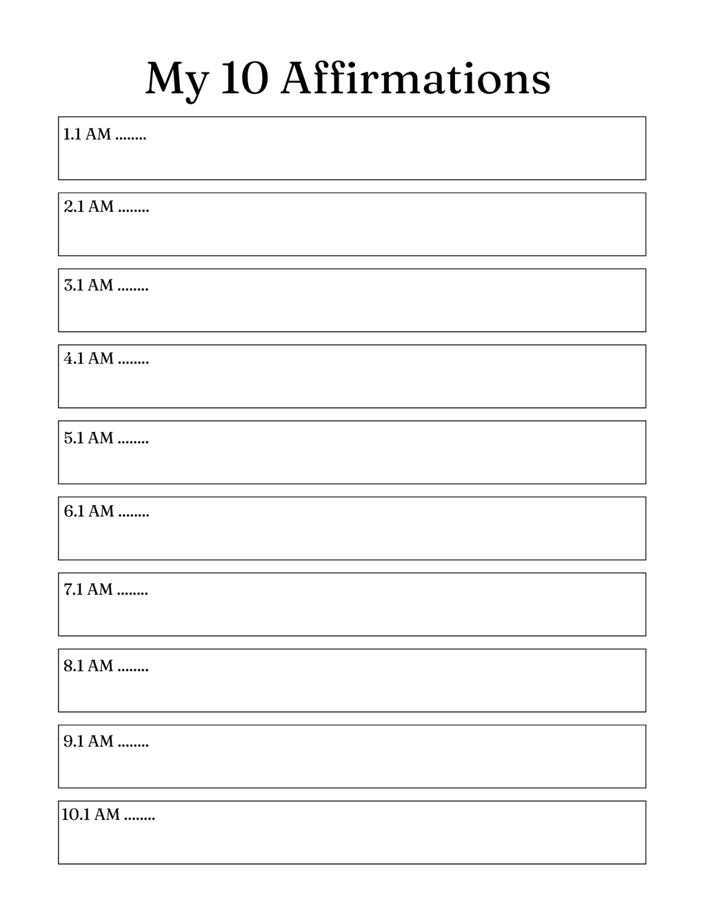 Serenity Prayer Journal