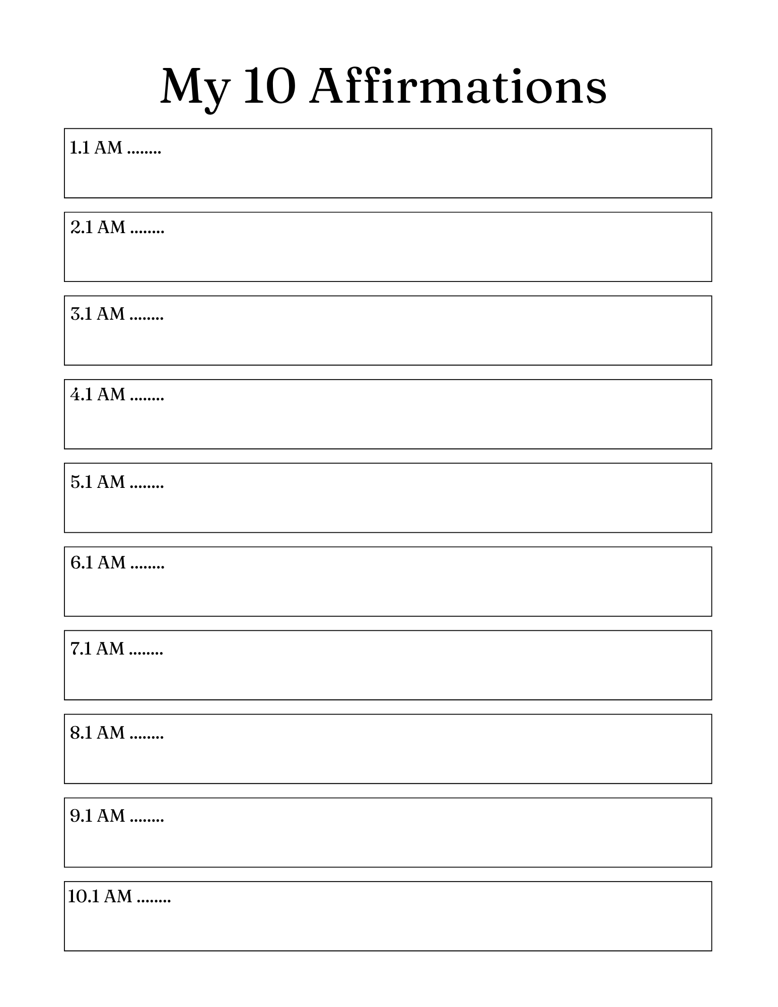 Serenity Prayer Journal
