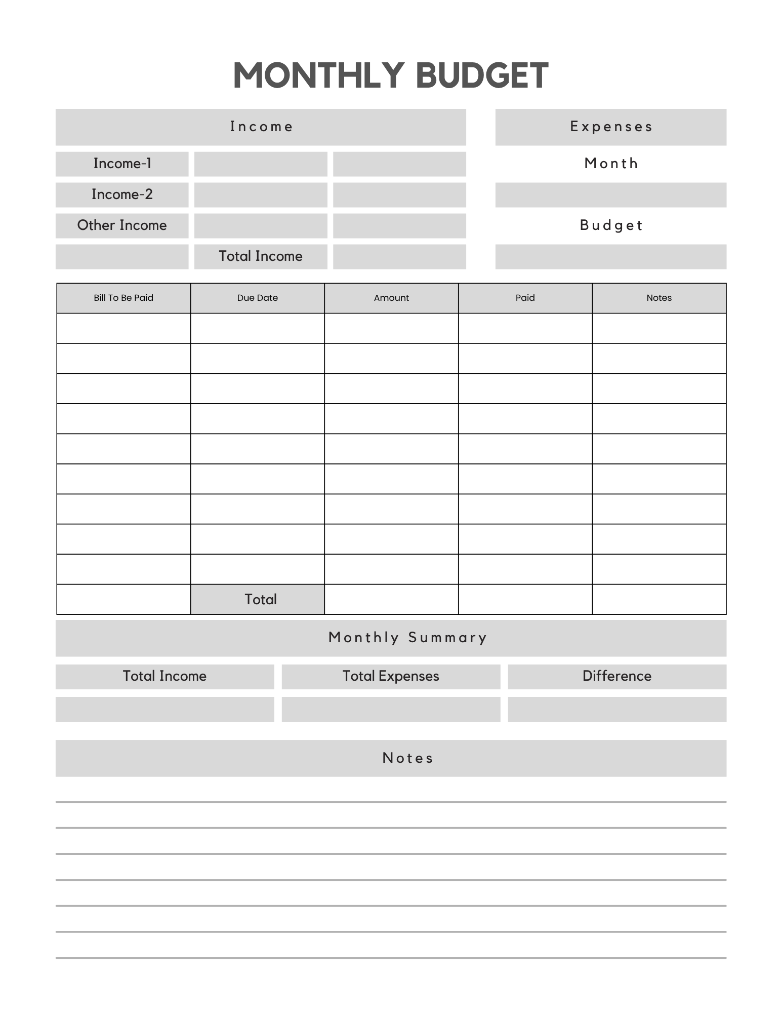 Small Business Planner