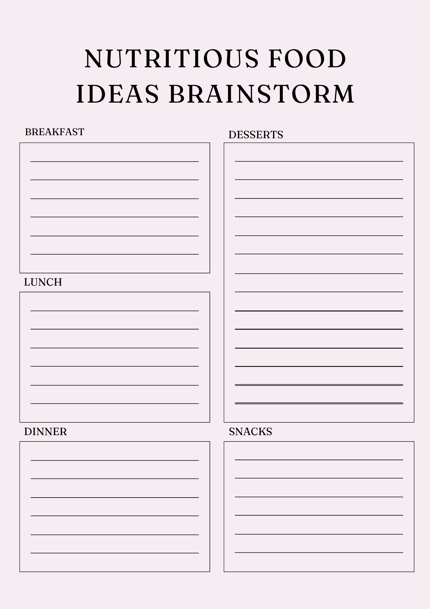 Ultimate Nutrition Wellness Planner