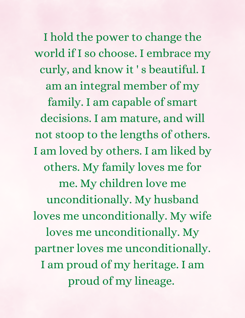 1000 Positive Affirmation for Women