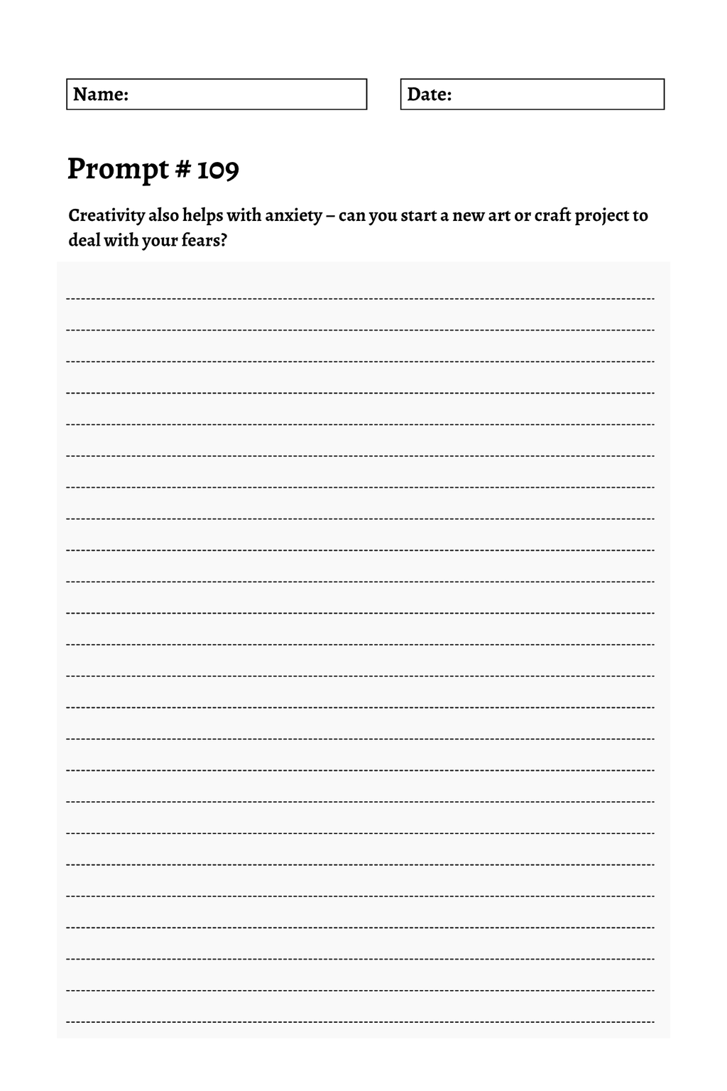 200 Mental Health Journey Prompts