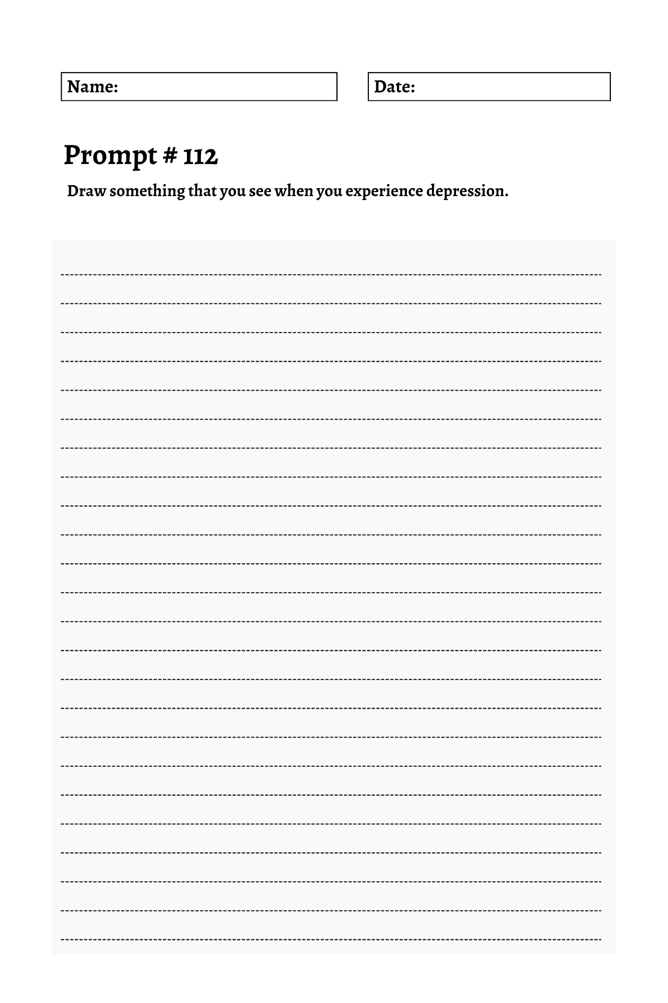 200 Mental Health Journey Prompts