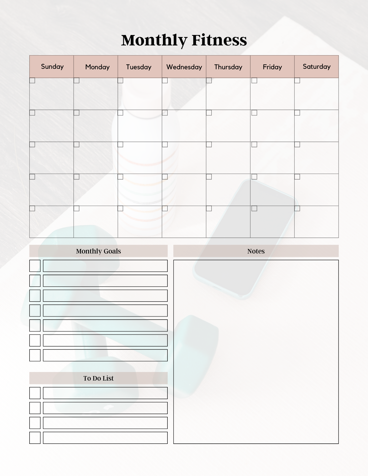 Ultimate Fitness Planner