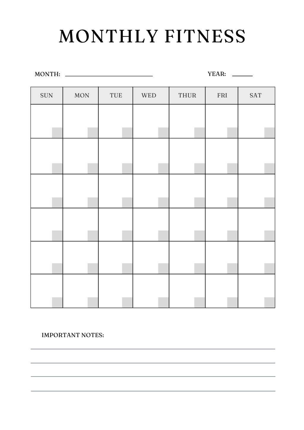 Ultimate Fitness Planner