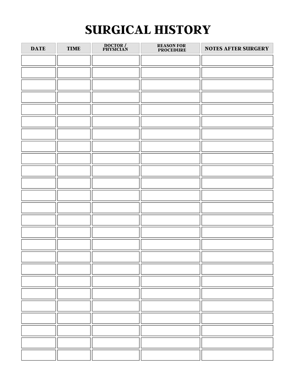 Comprehensive Health Care Planner