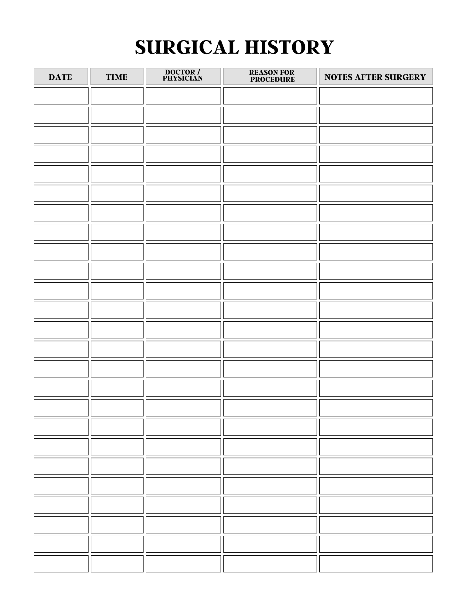 Comprehensive Health Care Planner