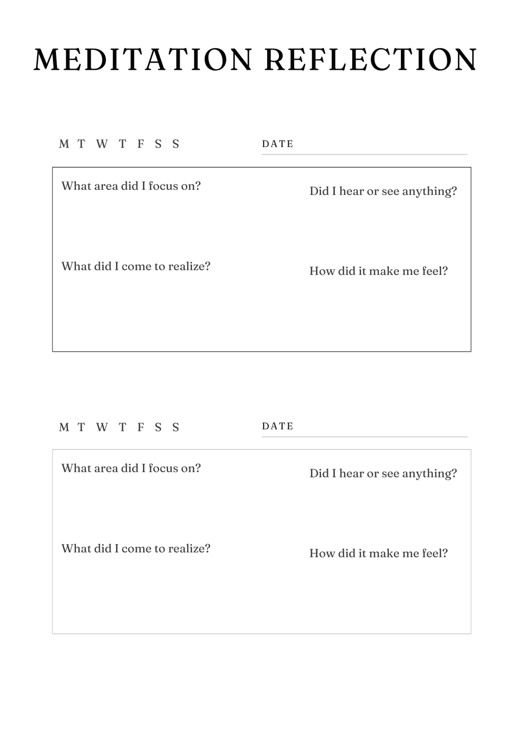 Serenity Yoga Planner