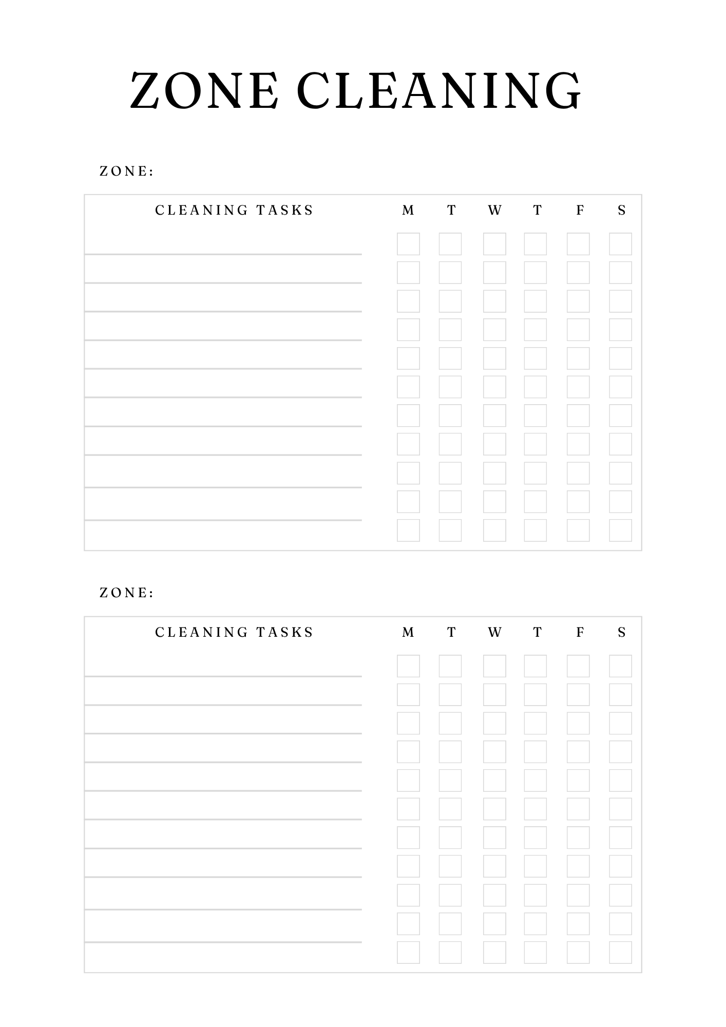 Ultimate Decluttering & Cleaning Planner