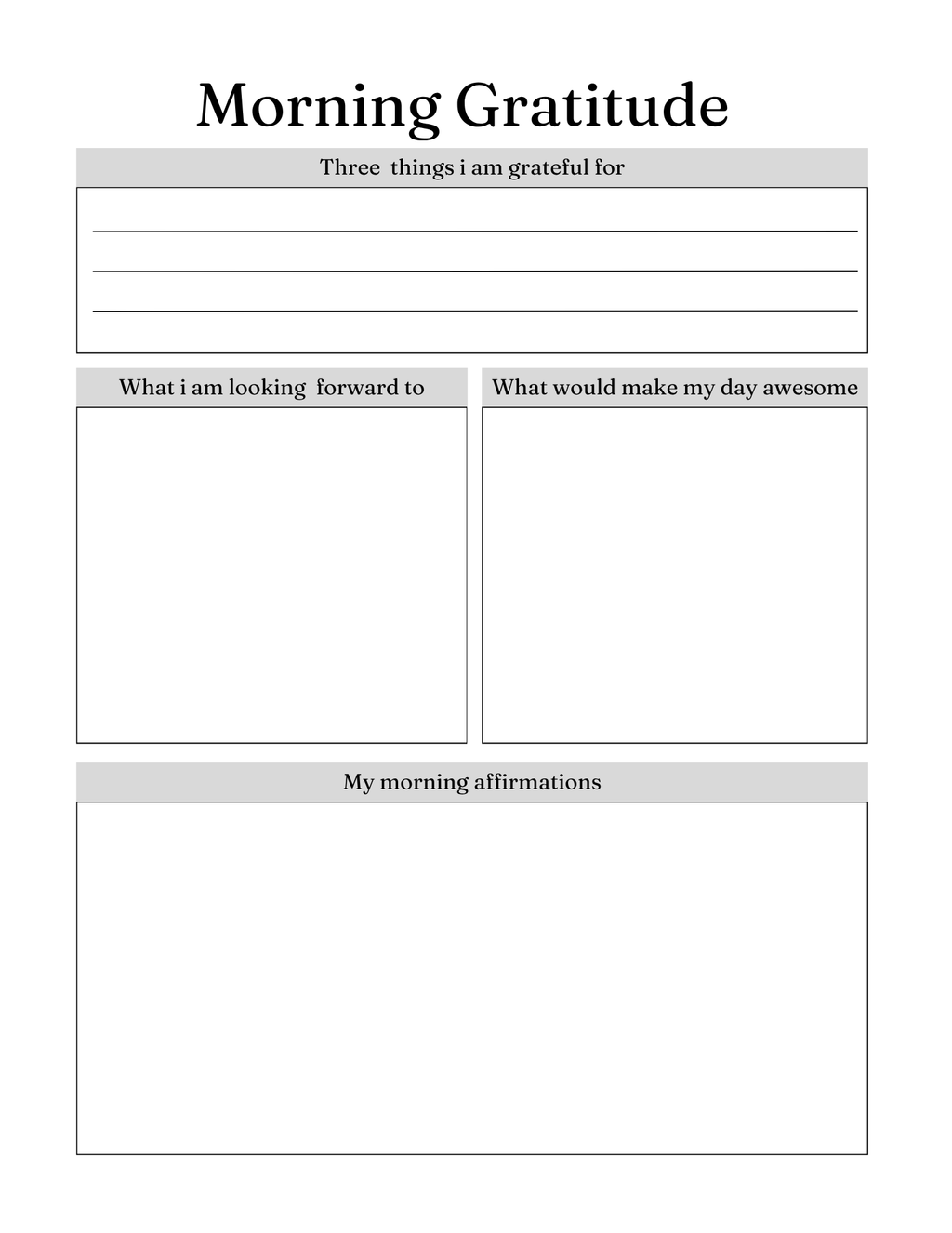 Serenity Prayer Journal