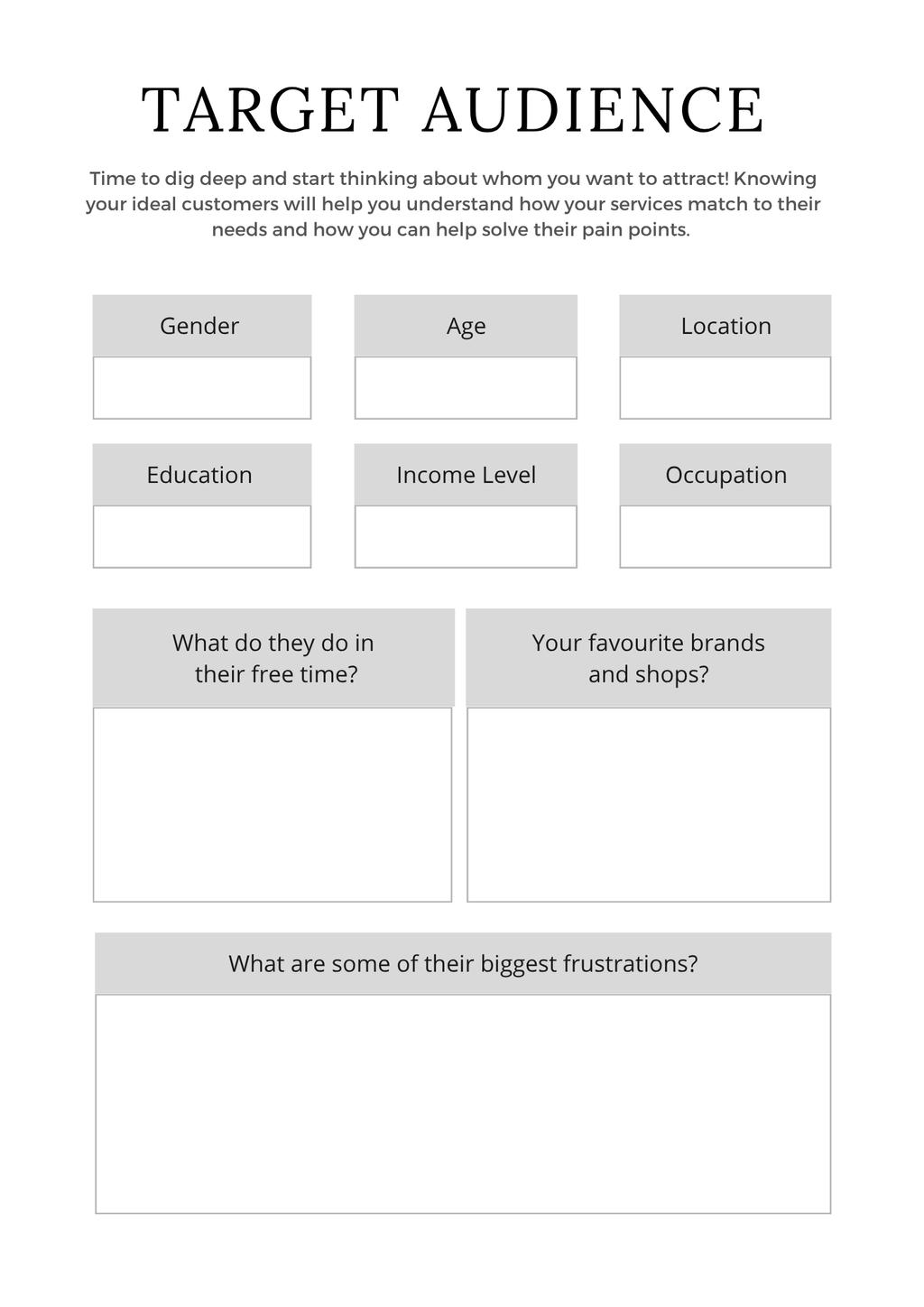 Digital Product Planner