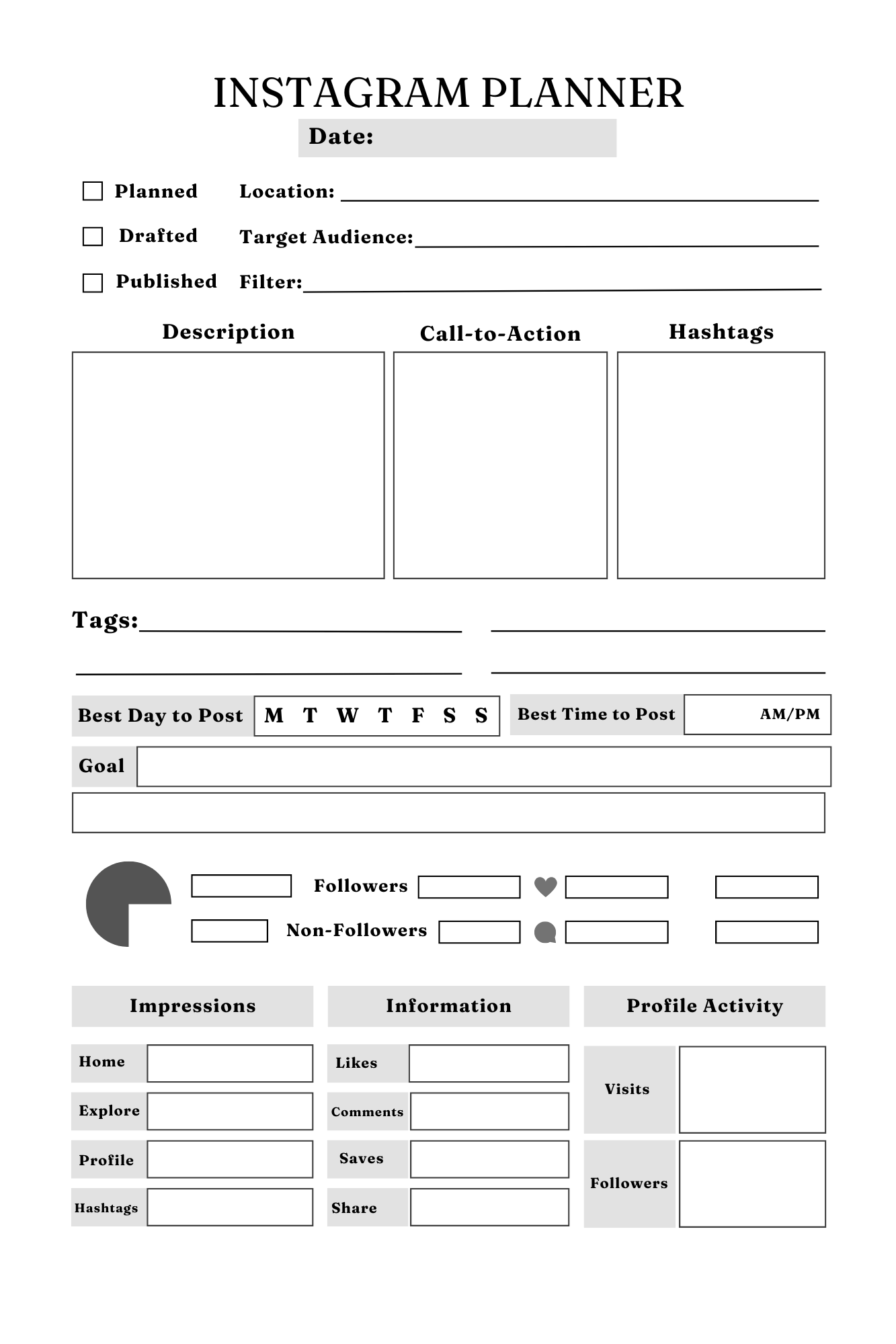 Ultimate Social Media Marketing Planner