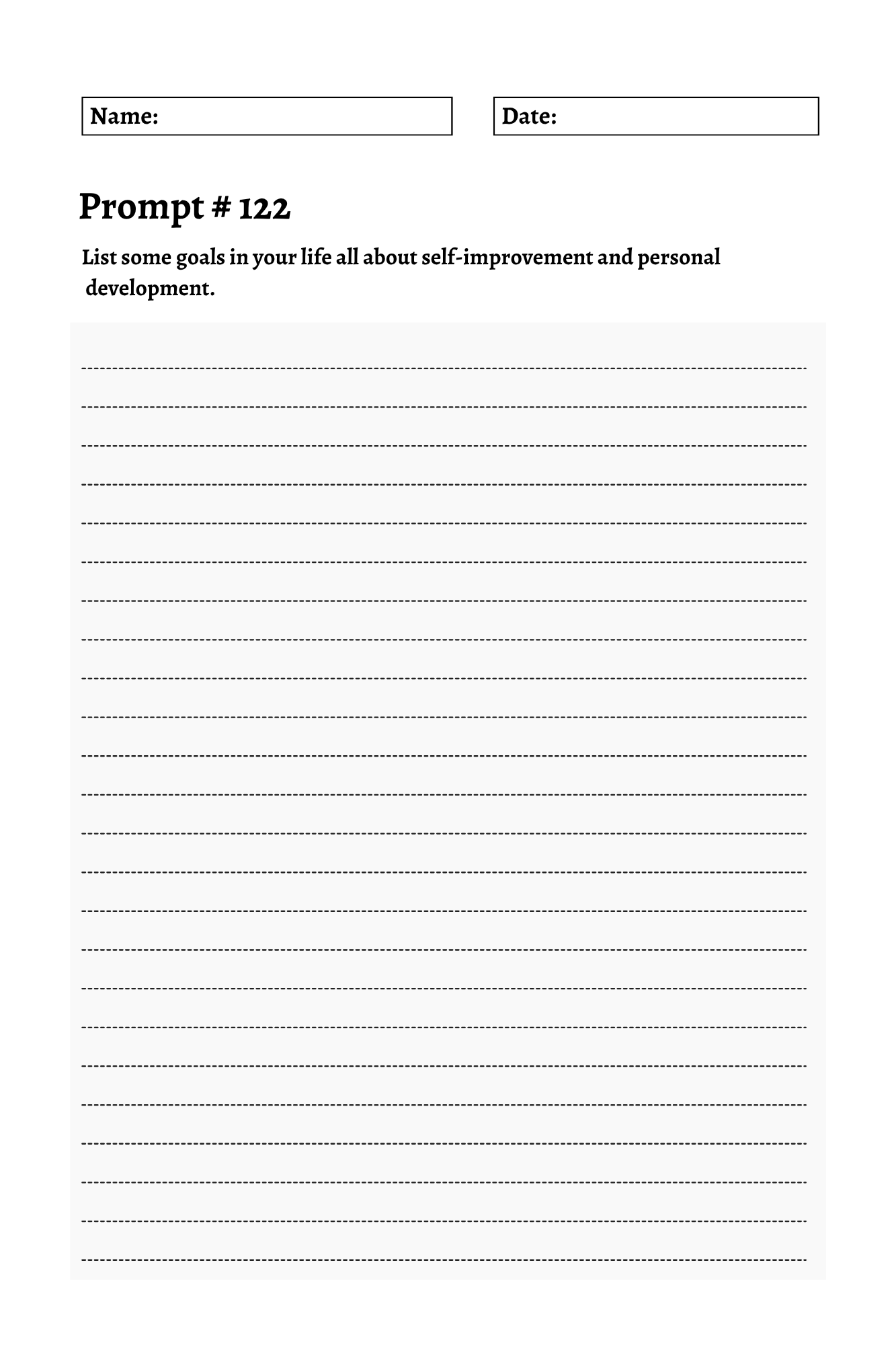 200 Mental Health Journey Prompts