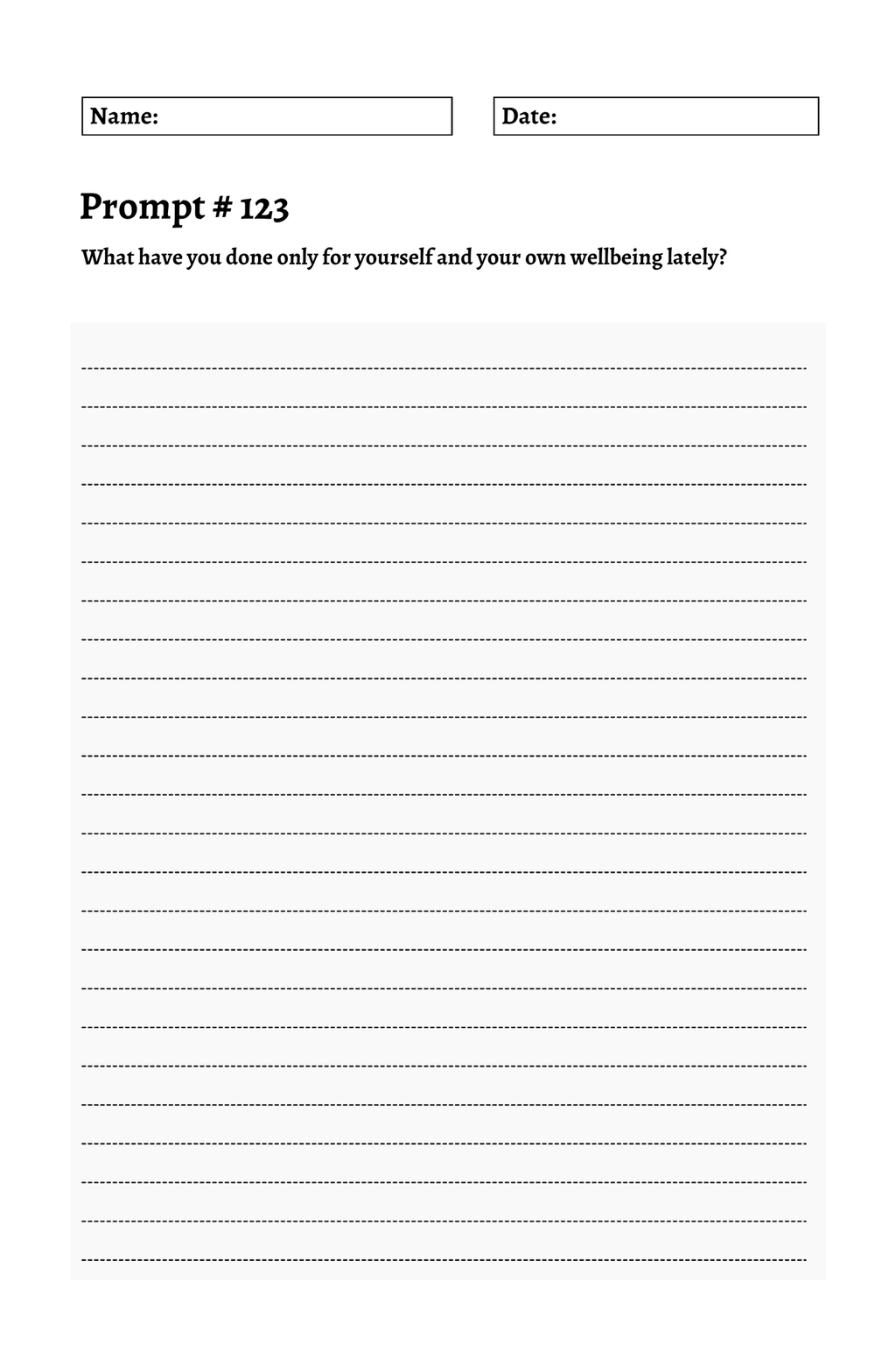 200 Mental Health Journey Prompts