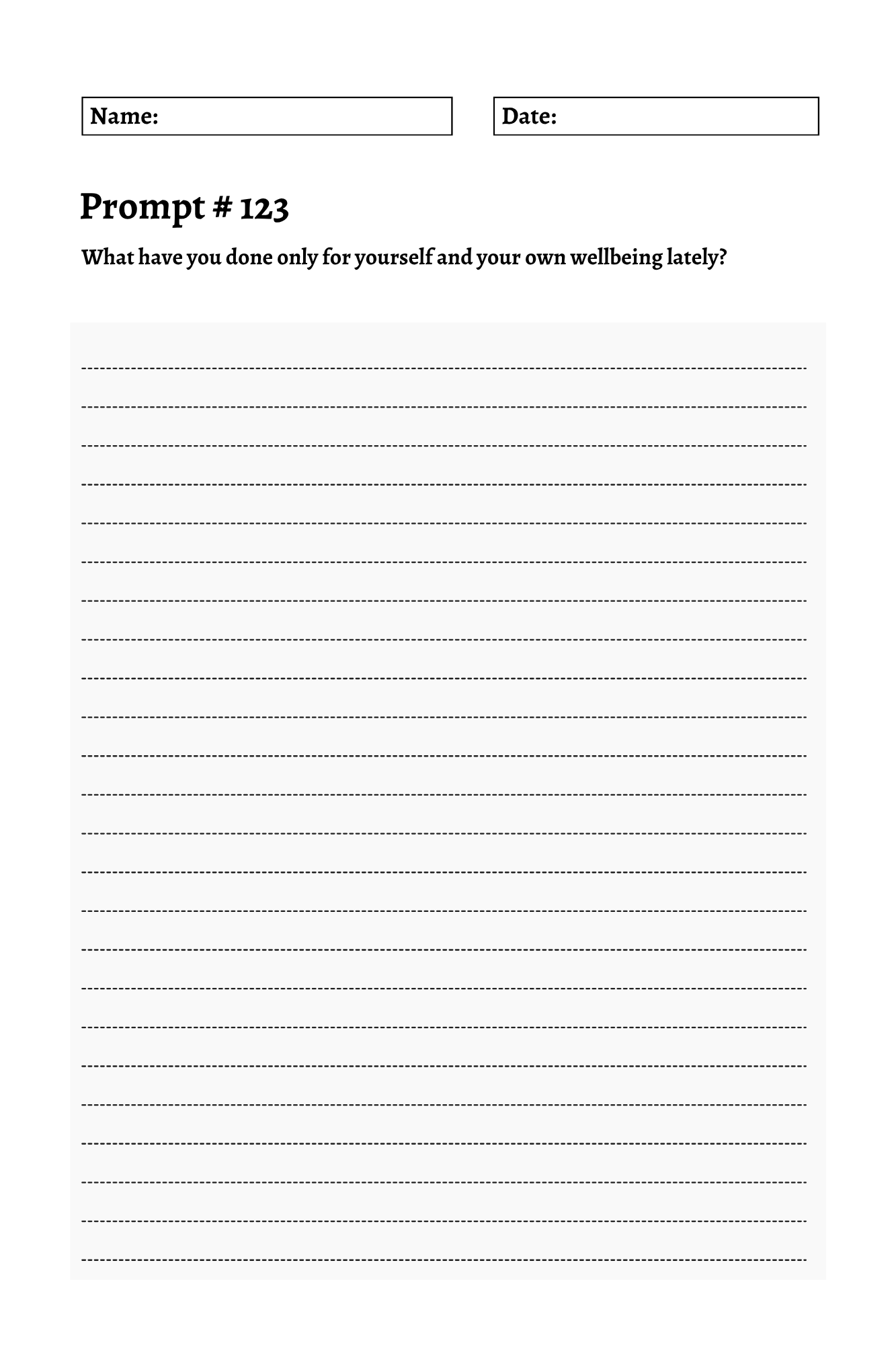 200 Mental Health Journey Prompts