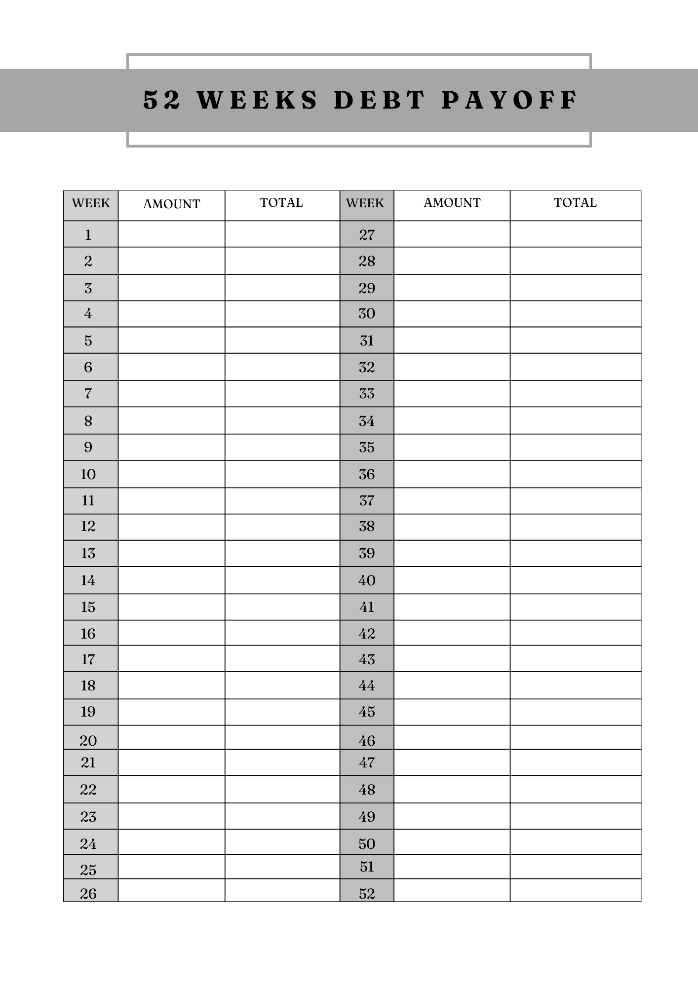 Debt Freedom Tracker