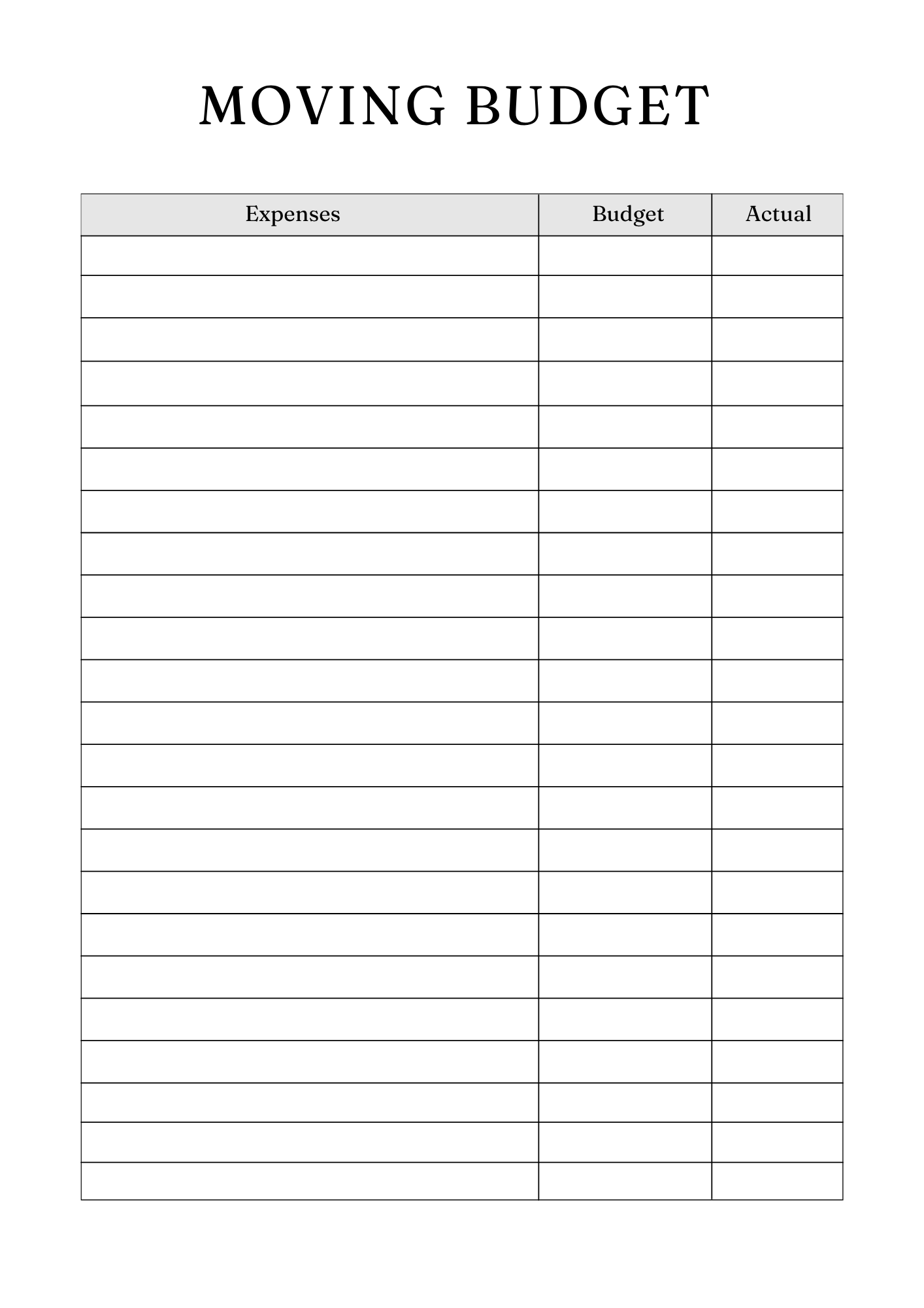 Ultimate Relocation Planner