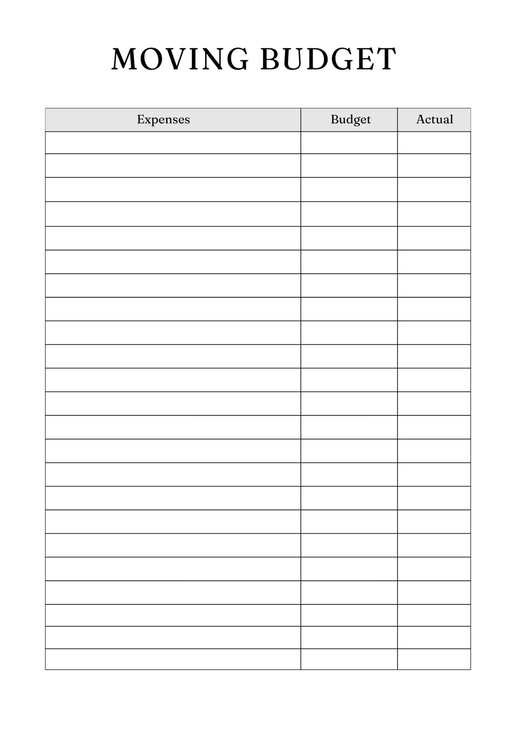 Ultimate Relocation Planner