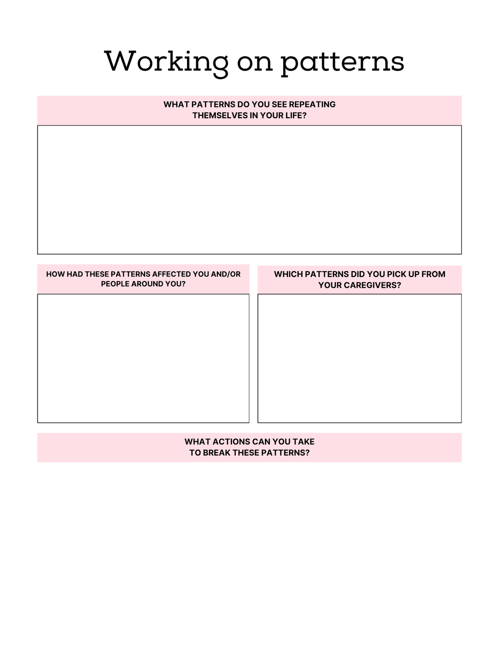 PTSD & Trauma Processing Workbook Colorful 65