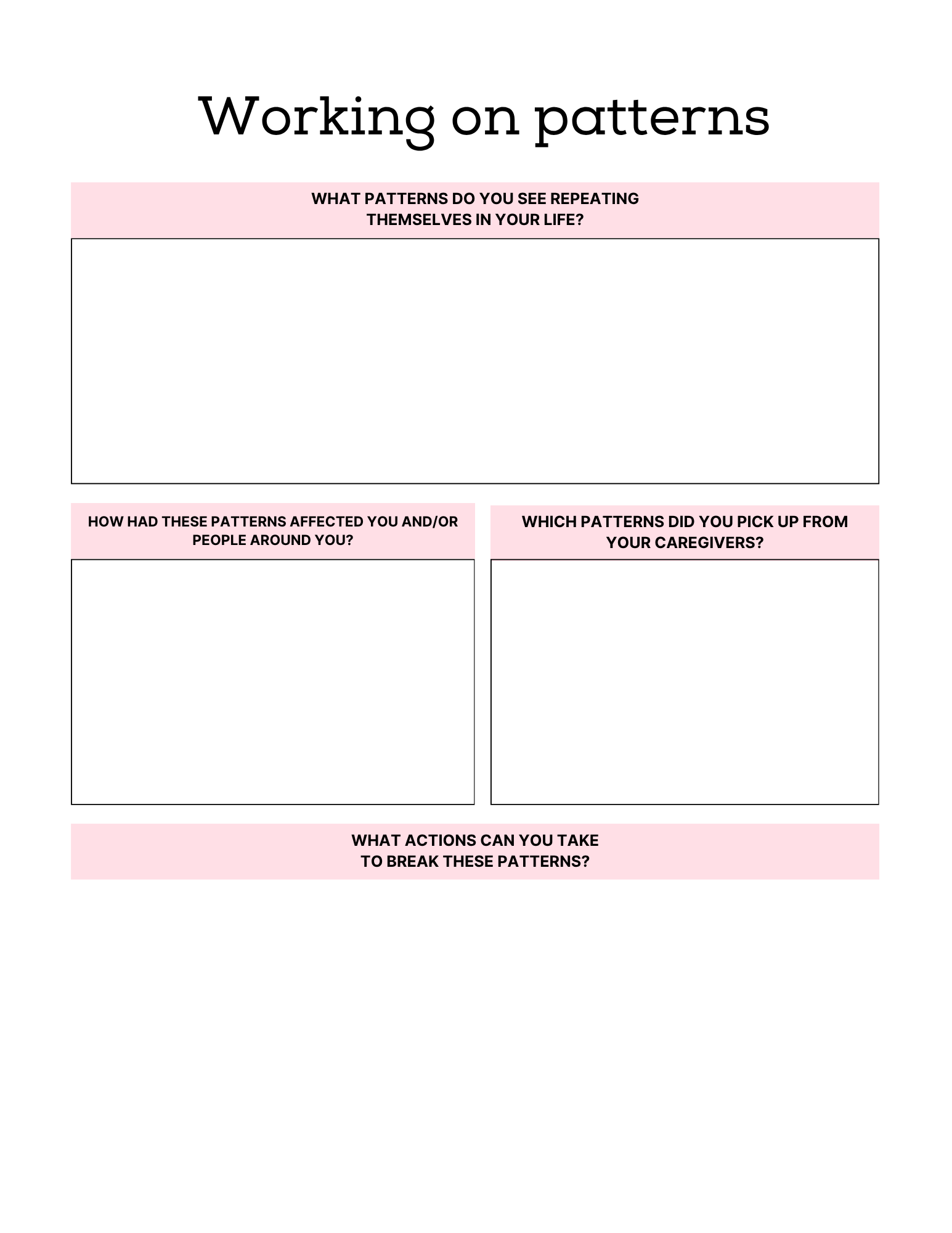 PTSD & Trauma Processing Workbook Colorful 65