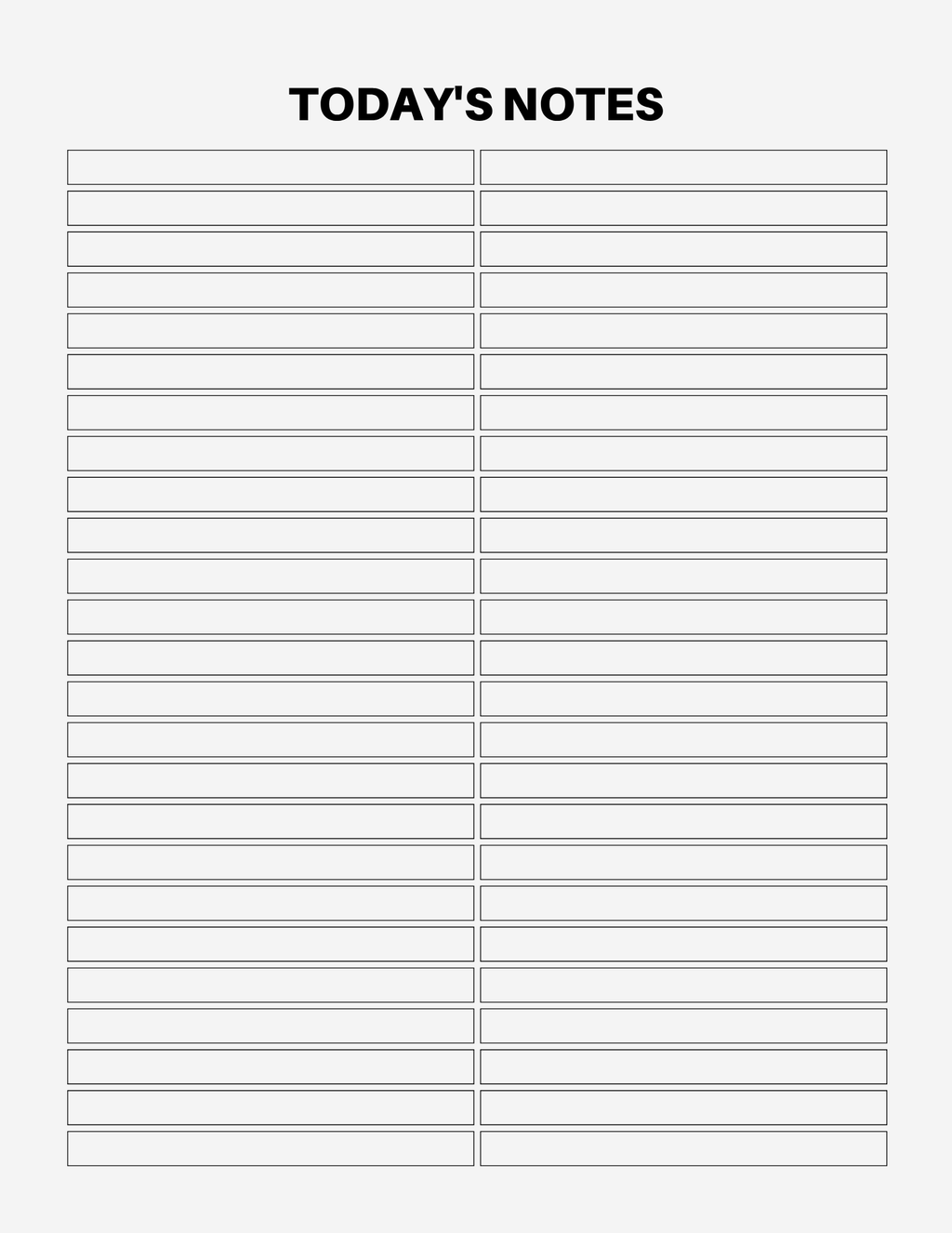 7 Day Color Food Diary