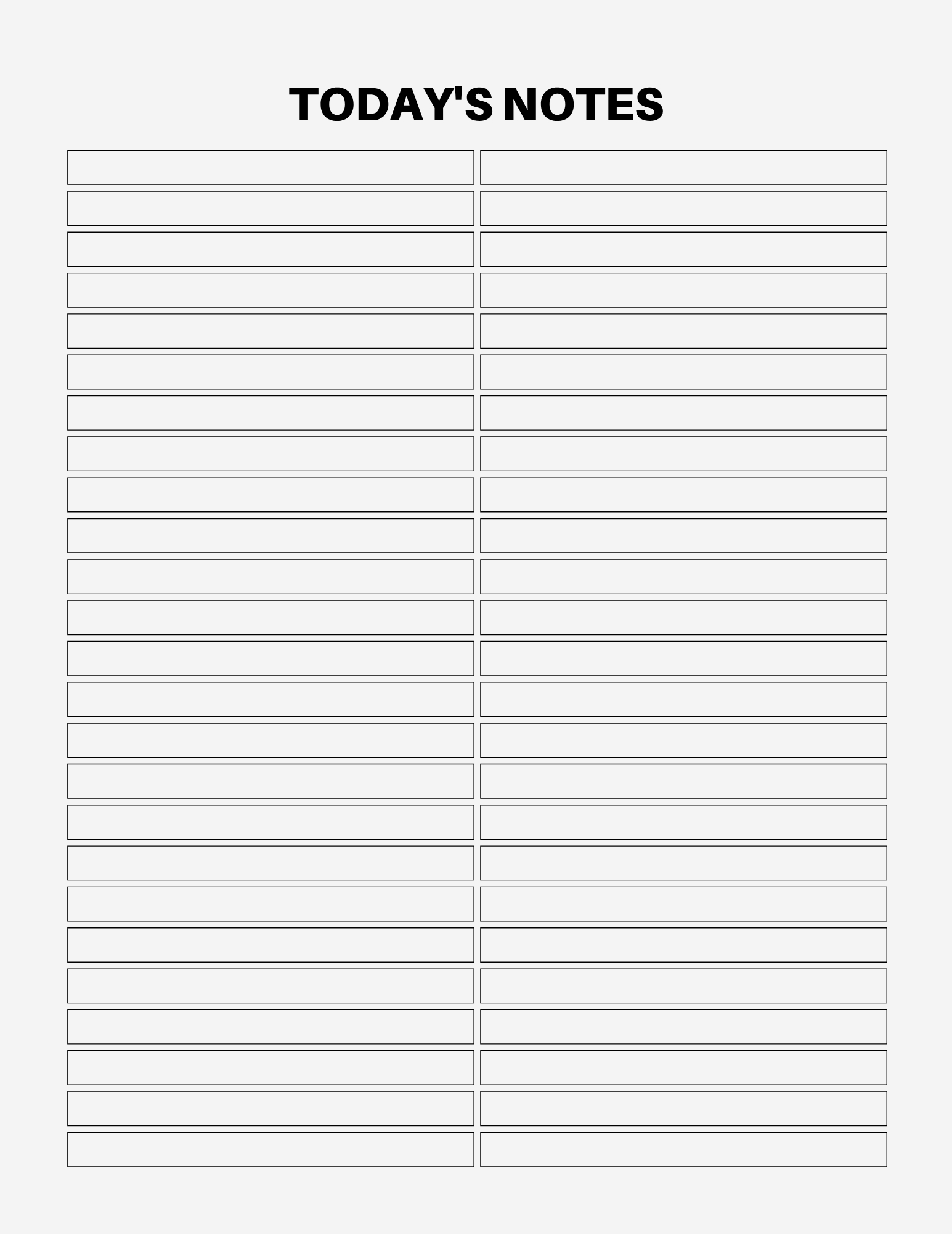 7 Day Color Food Diary