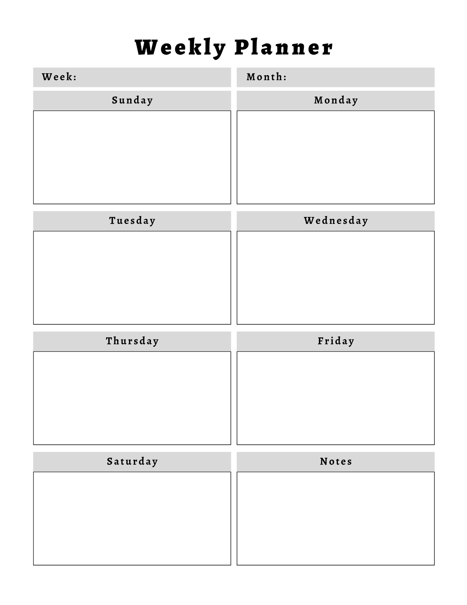 Witchy Planner