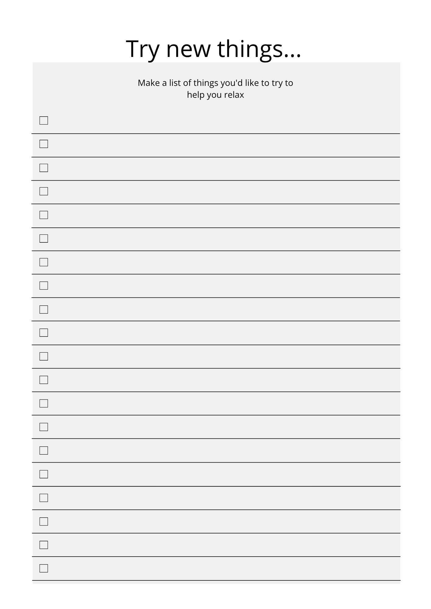 Serenity Journal