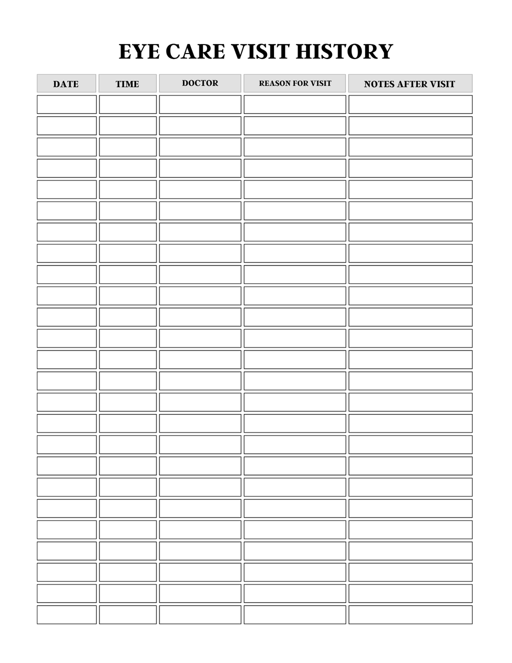 Comprehensive Health Care Planner