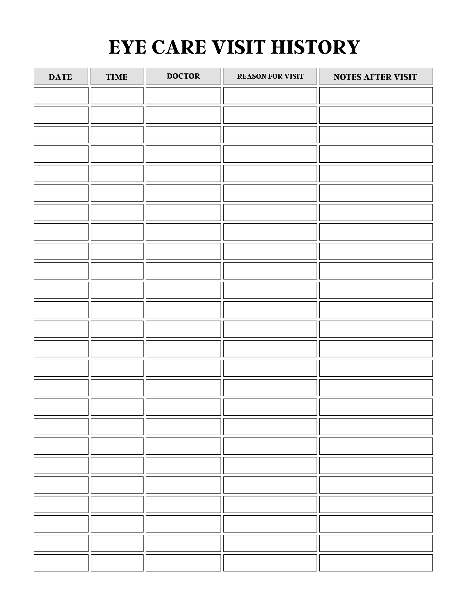 Comprehensive Health Care Planner