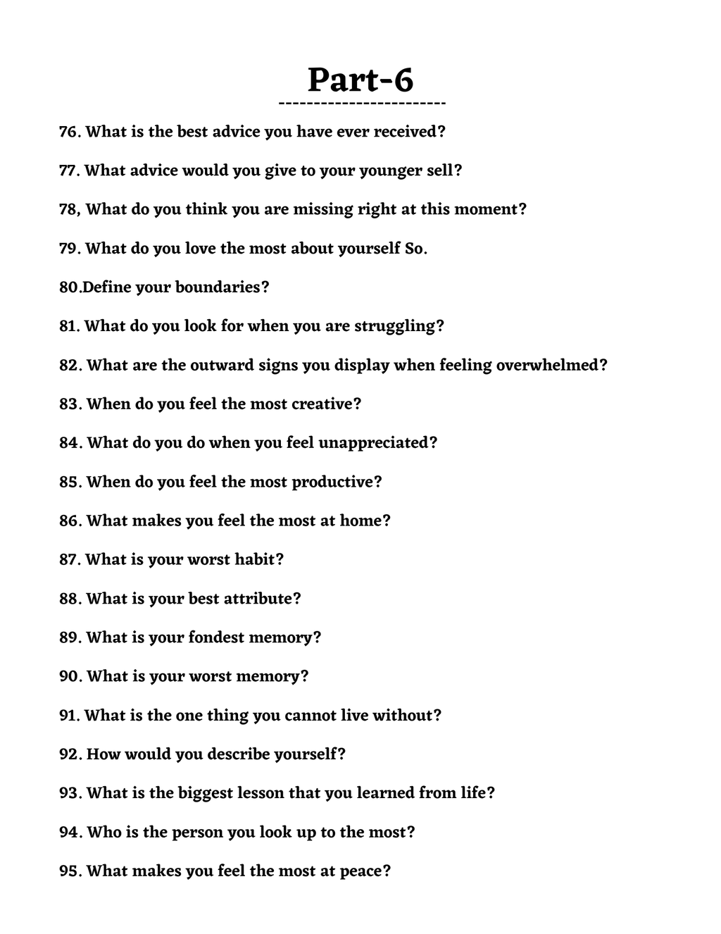 115 Deep Mental Prompts