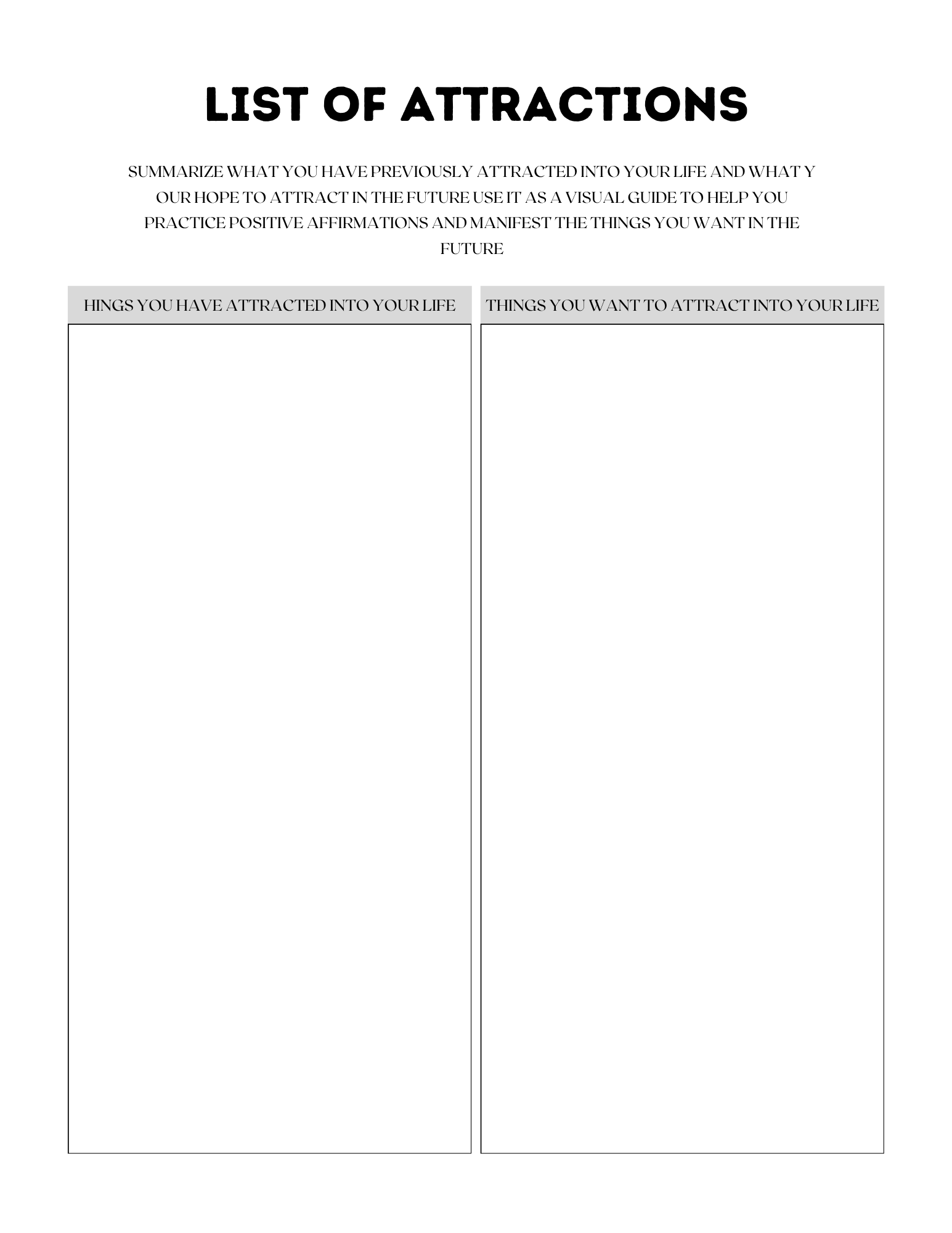 Abundance Manifestation Journal