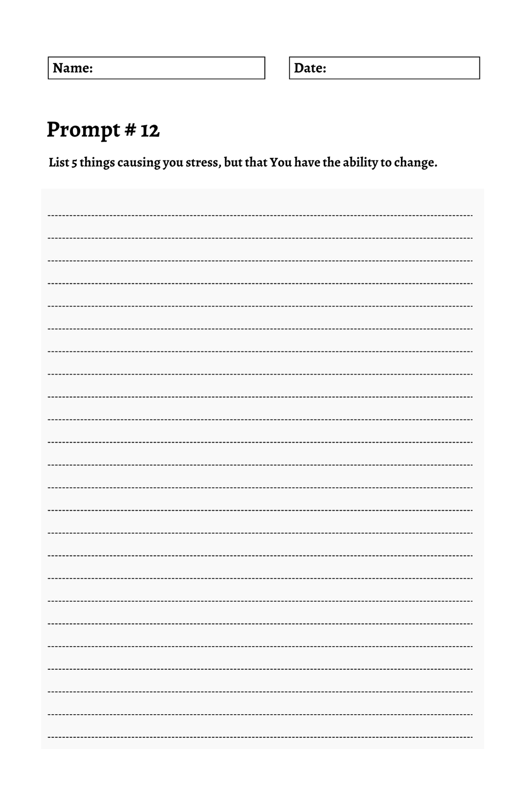 200 Mental Health Journey Prompts