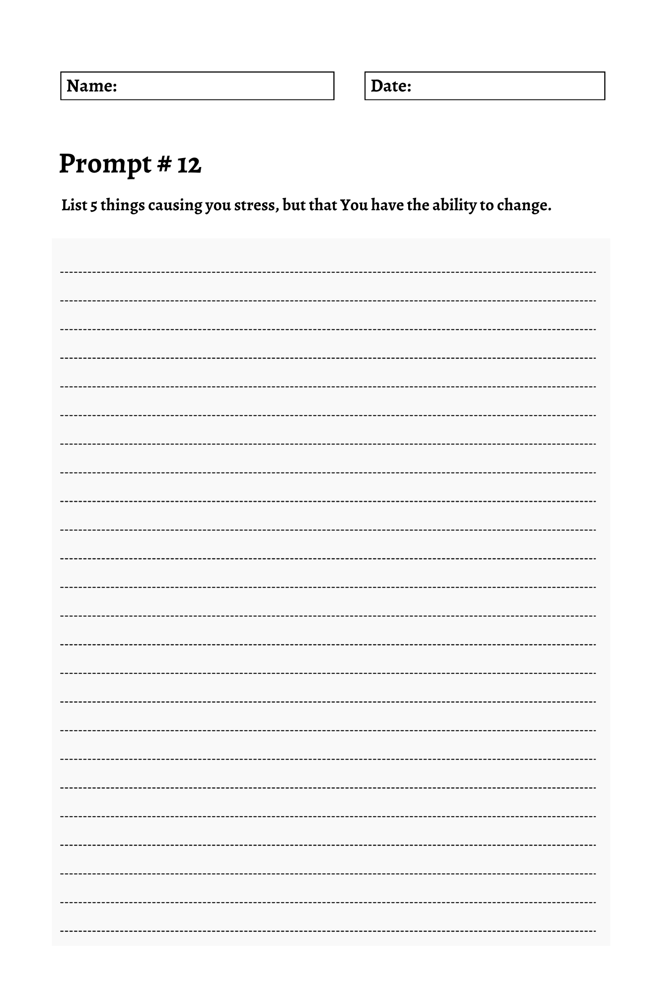 200 Mental Health Journey Prompts