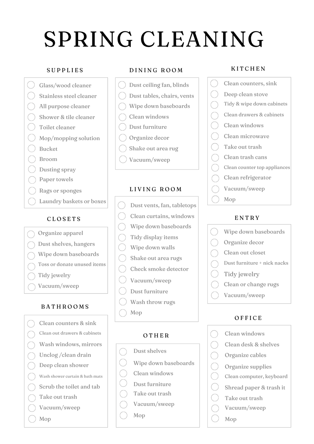 Ultimate Decluttering & Cleaning Planner