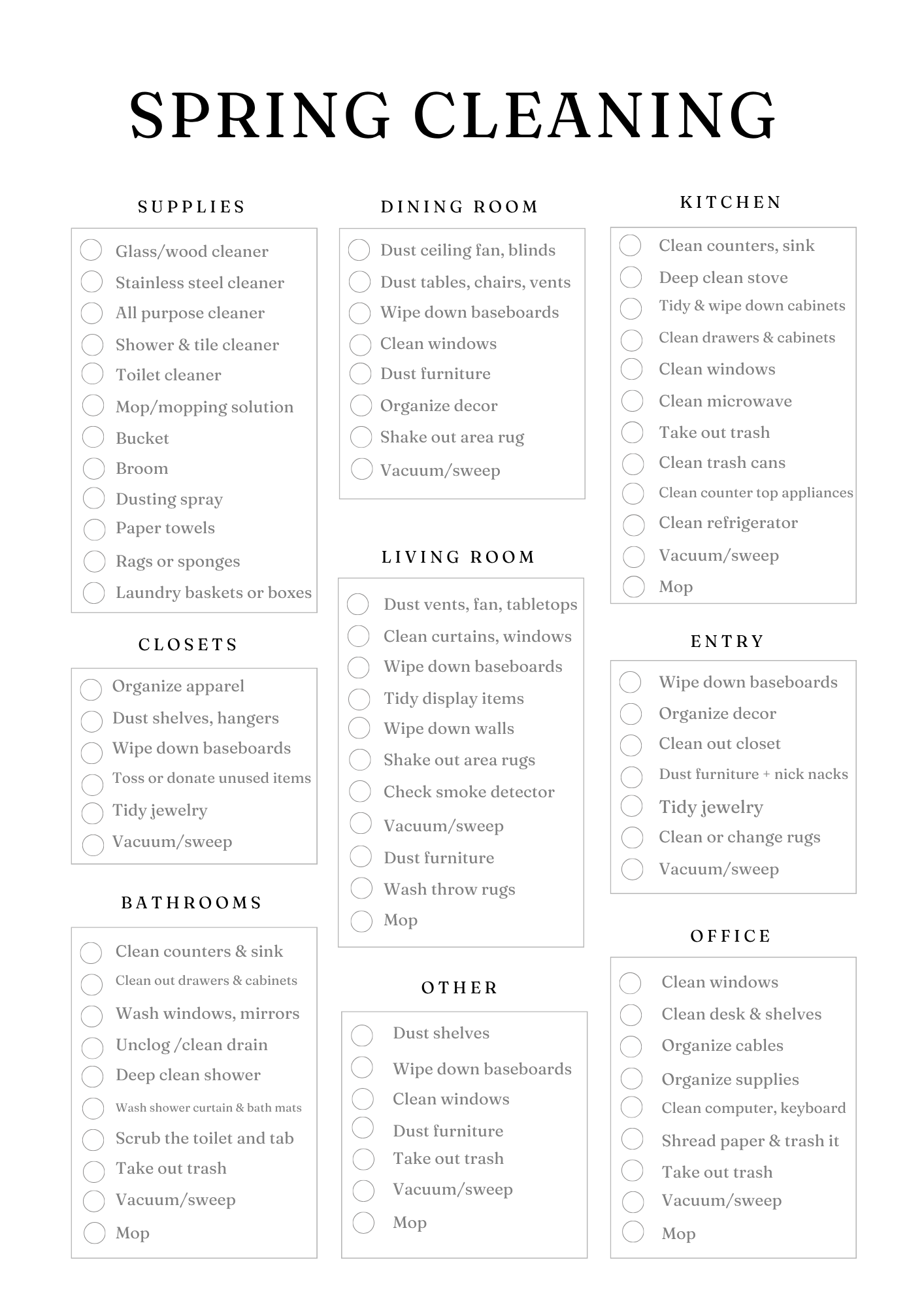 Ultimate Decluttering & Cleaning Planner
