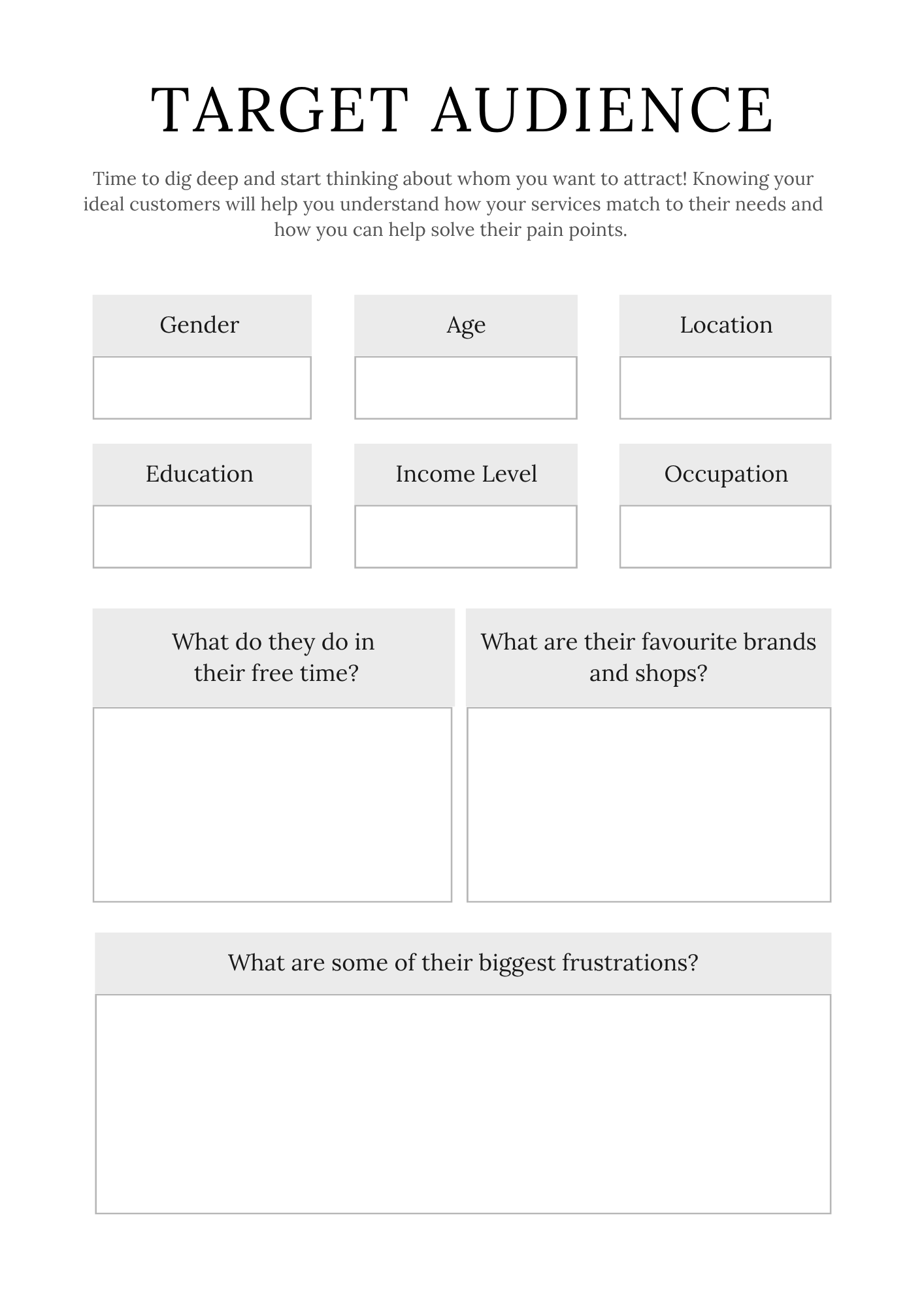 Etsy Shop Planner