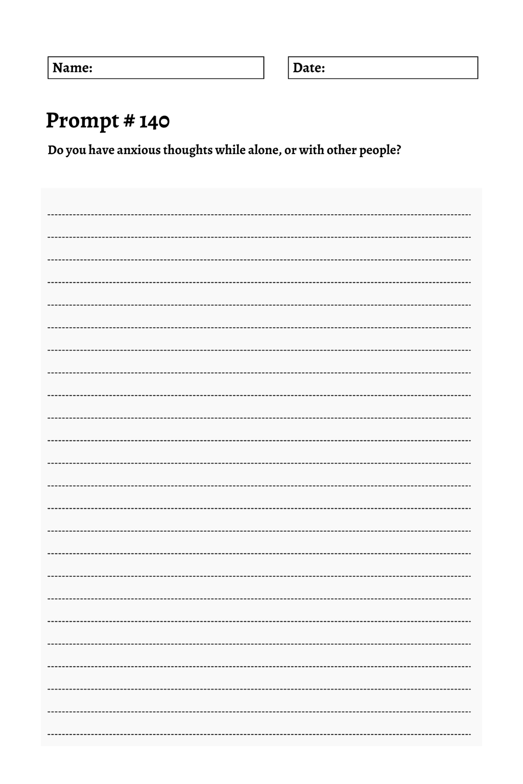 200 Mental Health Journey Prompts